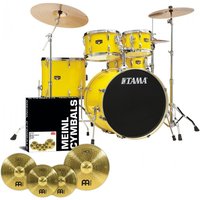 Tama Imperialstar 22 5pc Drum Kit w/Meinl Cymbals Electric Yellow