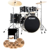 Tama Imperialstar 22 5pc Drum Kit w/Meinl Cymbals Hairline Black