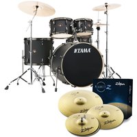 Read more about the article Tama Imperialstar 22 5pc Drum Kit w/Cymbals Blacked Out Black