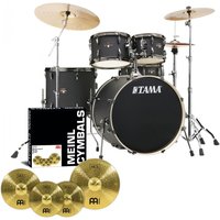 Tama Imperialstar 22 Drum Kit w/Meinl Cymbals Blacked Out Black