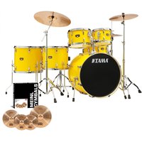 Tama Imperialstar 22 6pc Drum Kit w/Meinl Cymbals Electric Yellow