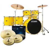 Tama Imperialstar 22 6pc Drum Kit w/Cymbals Electric Yellow