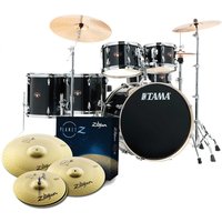 Read more about the article Tama Imperialstar 22 6pc Drum Kit w/Cymbals Hairline Black