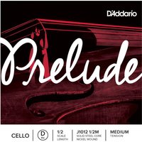 DAddario Prelude Cello D String 1/2 Size Medium