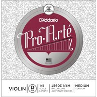 DAddario Pro-Arte Violin D String 1/4 Size Medium