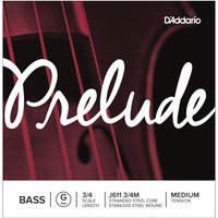 DAddario Prelude Double Bass G String 3/4 Size Medium