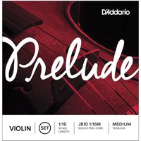 DAddario Prelude Violin String Set 1/16 Size Medium 