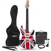 LA Electric Guitar + Amp Pack Union Jack