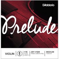 DAddario Prelude Violin E String 1/16 Size Medium 