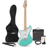 Seattle Left Handed Electric Guitar + Amp Pack Seafoam Green