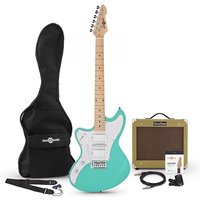 Seattle Left Handed Guitar and SubZero V35RG Amp Pack Seafoam Green