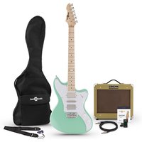 Seattle Electric Guitar and SubZero V35RG Amp Pack Seafoam Green