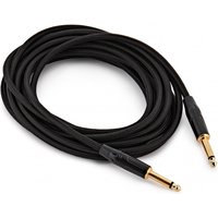 6.35mm TS Jack - 6.35mm TS Jack Braided Pro Cable 6m