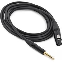 XLR (F) - TRS 6.35mm Jack Pro Cable 3m