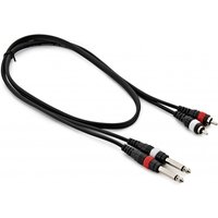 Essentials Dual Jack to RCA Phono Cable 1m