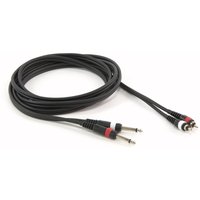 Essentials Dual Jack to RCA Phono Cable 3m