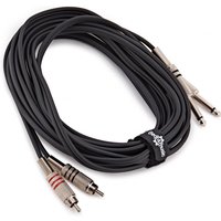 Phono - Dual Mono Jack Pro Cable 6m