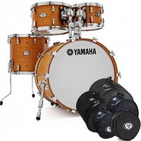 Read more about the article Yamaha Absolute Maple Hybrid 20″ Shell Pack Vintage Nat w/Bag Set
