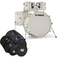 Yamaha Absolute Maple Hybrid 4pc Shell Pack Polar White w/Bag Set