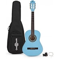 Junior 1/2 Classical Guitar Pack Blue by Gear4music