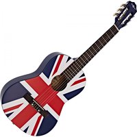 Junior 1/2 Classical Guitar Union Jack by Gear4music