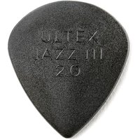 Read more about the article Dunlop Ultex Jazz III 2.0mm 6 Pick Pack