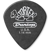 Dunlop Tortex Pitch Black Jazz III 1.14mm 12 Pick Pack