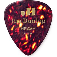 Dunlop Genuine Celluloid Heavy Shell Picks Pack of 12