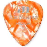 Read more about the article Dunlop Genuine Celluloid Medium Orange Pearl Picks Pack of 12