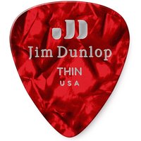 Read more about the article Dunlop Genuine Celluloid Thin Red Pearl Picks Pack of 12