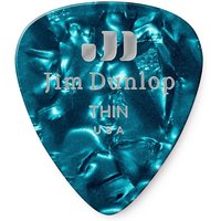 Read more about the article Dunlop Genuine Celluloid Thin Turquoise Pearl Picks Pack of 12