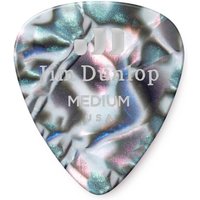 Dunlop Genuine Celluloid Medium Abalone Picks Pack of 12