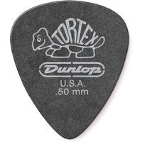 Dunlop Tortex Pitch Black Standard 0.50mm 12 Pick Pack