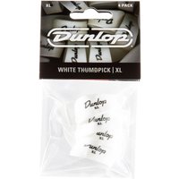 Read more about the article Dunlop White Plastic Thumbpicks Ex Large Pack of 4