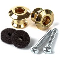 Dunlop Straplok Dual Design Strap Buttons Gold