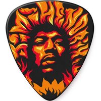 Dunlop Jimi Hendrix Picks 36 Pack Voodoo Fire