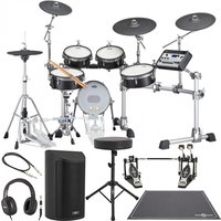 Yamaha DTX10K-X Electronic Drum Kit w/ Double Pedal Complete Bundle