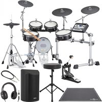 Yamaha DTX10K-X Electronic Drum Kit w/ Single Pedal Complete Bundle