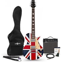 New Jersey Electric Guitar + 15W Amp Pack Pack Union Jack