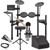 Yamaha DTX452K Electronic Drum Kit with Sticks Stool + Amp