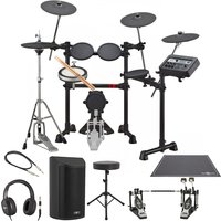 Yamaha DTX6K2-X Electronic Drum Kit w/ Double Pedal Complete Bundle
