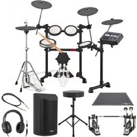 Yamaha DTX6K3-X Electronic Drum Kit w/ Double Pedal Complete Bundle