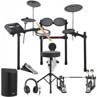 Yamaha DTX6K-X Electronic Drum Kit w/ Double Pedal Custom Bundle