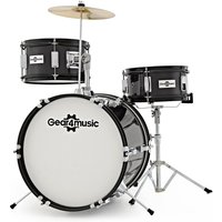 Read more about the article Junior 3 Piece Drum Kit by Gear4music Black