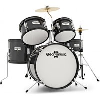 Read more about the article Junior 5 Piece Drum Kit by Gear4music Black