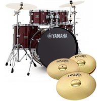 Read more about the article Yamaha Rydeen 20″ Drum Kit w/Cymbals Burgundy Glitter