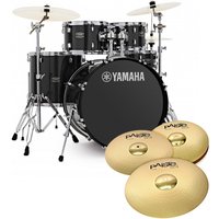 Read more about the article Yamaha Rydeen 20″ Drum Kit w/Cymbals Black Glitter