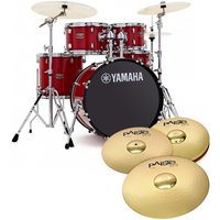Read more about the article Yamaha Rydeen 20″ Drum Kit w/Cymbals Hot Red