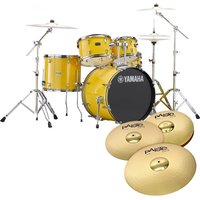 Read more about the article Yamaha Rydeen 20″ Drum Kit w/Cymbals Mellow Yellow