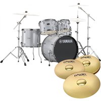 Read more about the article Yamaha Rydeen 22″ Drum Kit w/Cymbals Silver Glitter